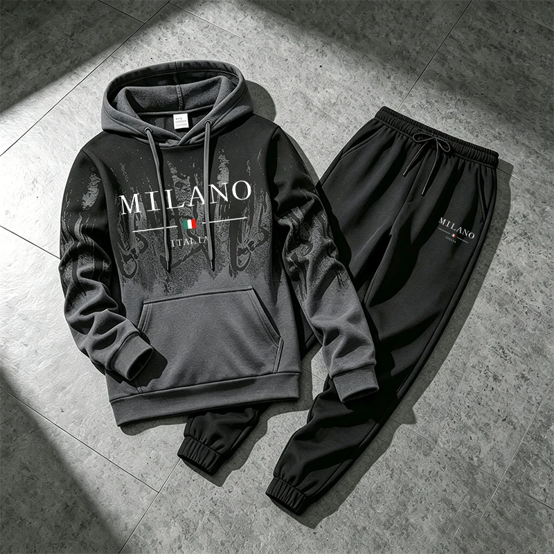 Winter Clothing Usa - Splashed Ink Herren-Hoodie-Trainingsanzug, lässiger Sweatshirt-Jogginganzug, Outdoor-Sport-Joggingkleidung,