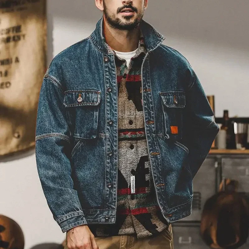 Winter Clothing Uae - Winter 2025, lockerer Cowboy-Mantel für Herren,