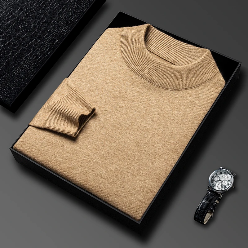 Winter Clothing Brands - Hälfte Rollkragen Strickwaren Pullover Neue Herbst/Winter