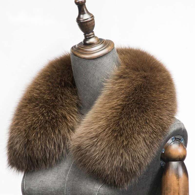 Winter Clothing Uae - Winter Natürliche Fuchs Pelz Schal Quadrat