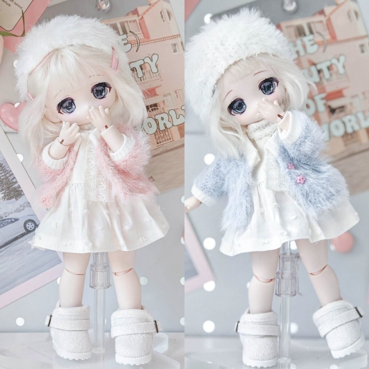 Winter Clothing Options - Bonnie Bunny Dream BJD Puppenkleidung im