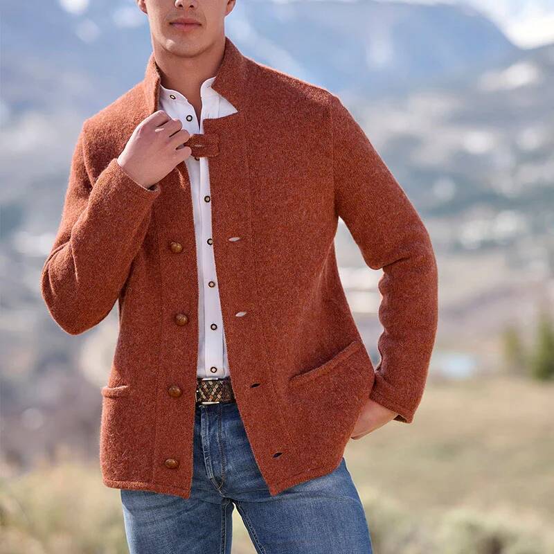 Winter Clothing Taiwan - Anzugjacken mit Stehkragen, lässige Retro-Jacken mit