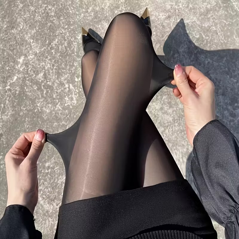 Winter Clothing Essentials For Women - Winter-Thermo-Woll-Leggings, verdickte, mit Polarfleece gefütterte Strumpfhose