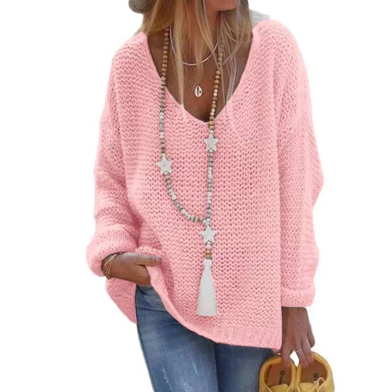 Winter Clothing Taiwan - 2026 Neue Damen-Strickpullover mit V-Ausschnitt und