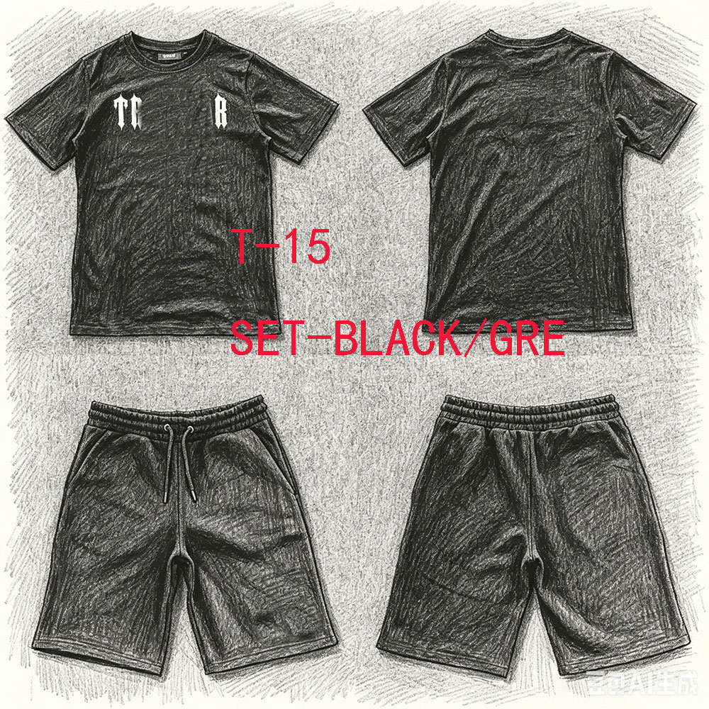 Winter Clothing Usa - T-15 Kurzes Trainingsanzug-Set: Jogginghose und T-Shirt,