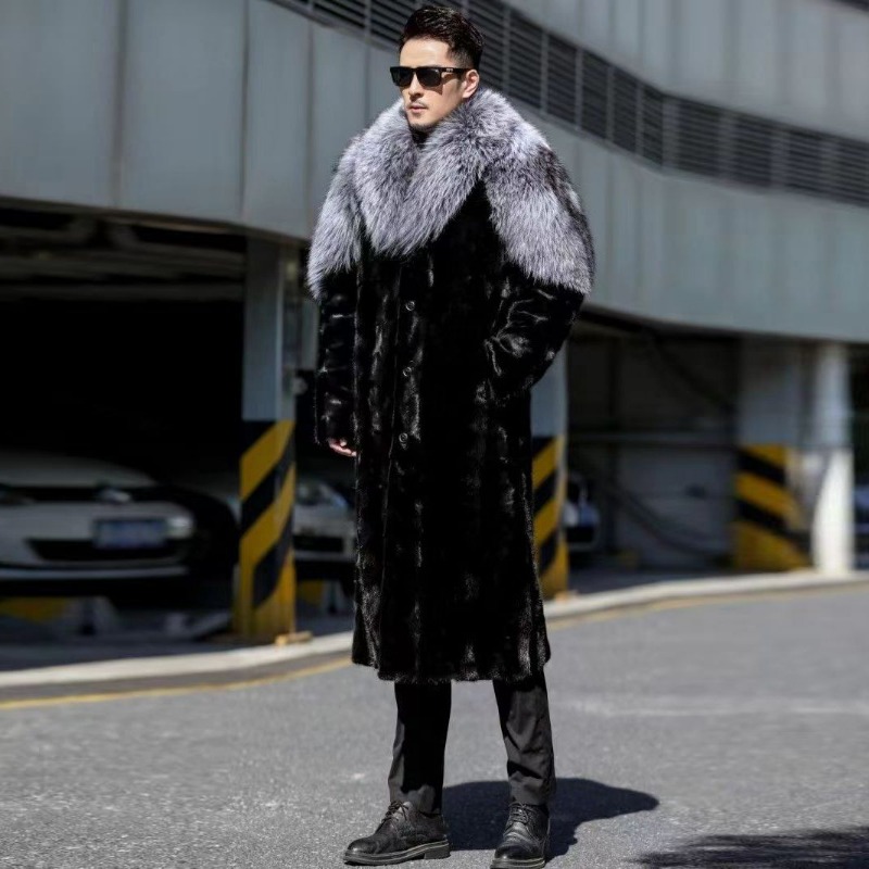 Herren Faux Nerz Mantel Winter – Winter Clothing Brands Bewertung und Preis