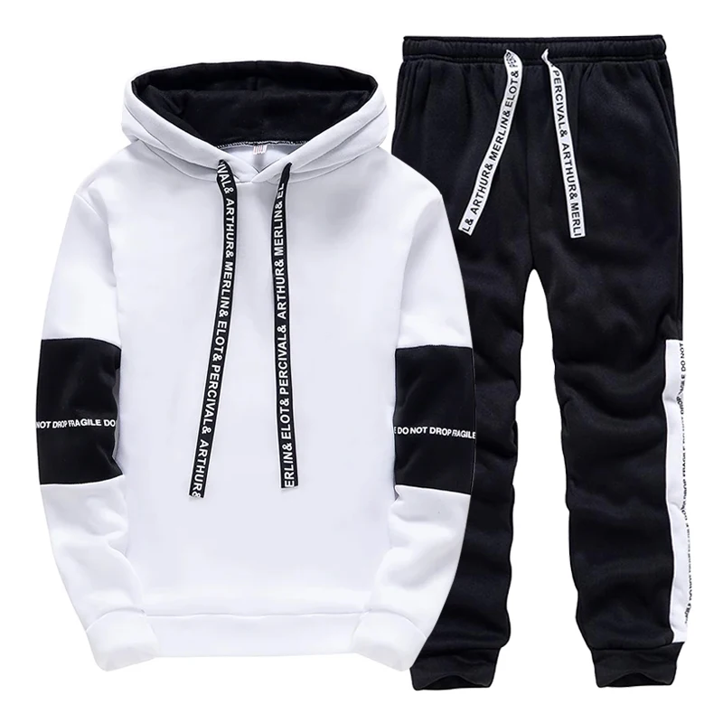 Schwarz-Weißer Herren-Training – Winter Clothing Usa Bewertung und Preis