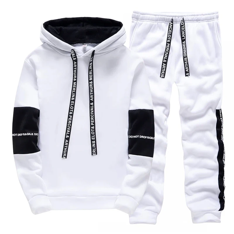 Schwarz-Weißer Herren-Training – Winter Clothing Usa Bewertung und Preis