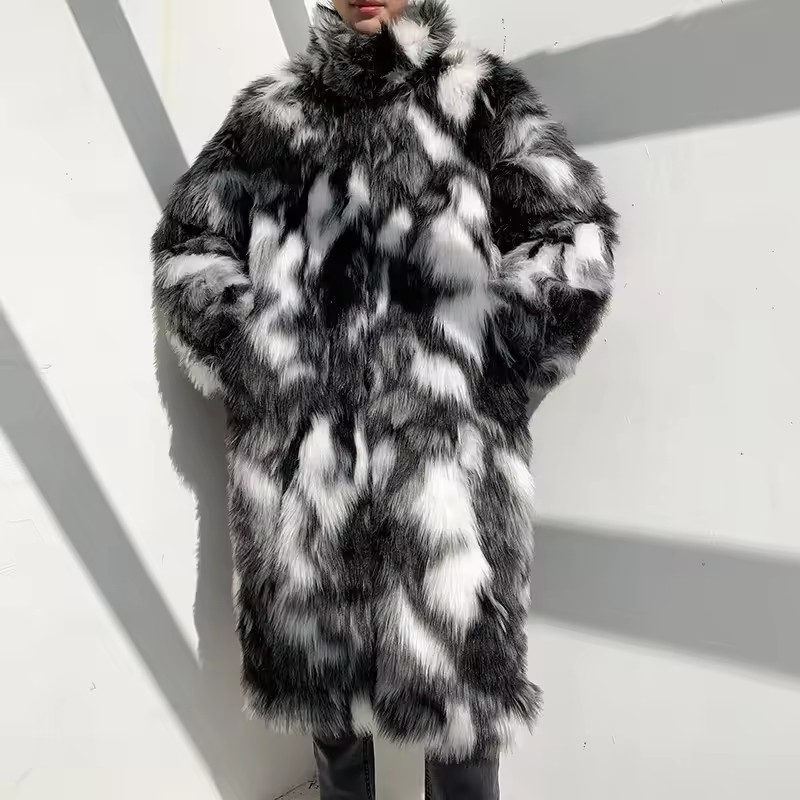 Winter Hip Hop Lange Faux Pelz – Winter Clothing Uae Bewertung und Preis