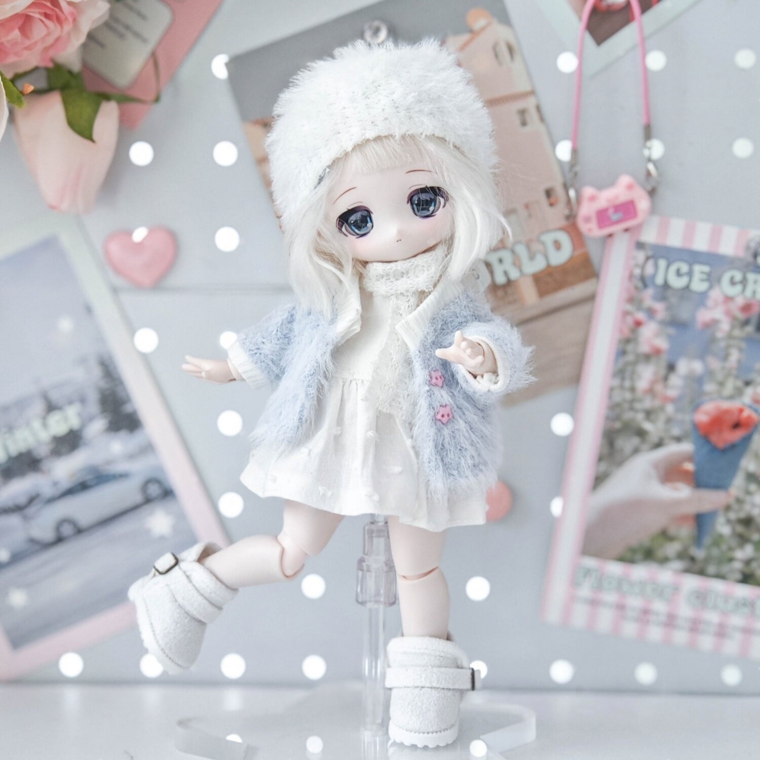 Bonnie Bunny Dream BJD Puppenk – Winter Clothing Options Bewertung und Preis