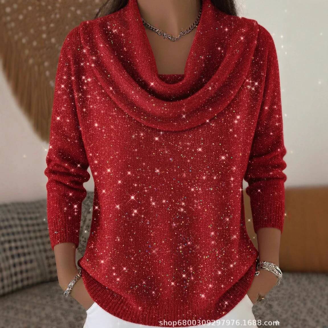 Modischer Pailletten-Strickpul – Winter Clothing Taiwan Bewertung und Preis
