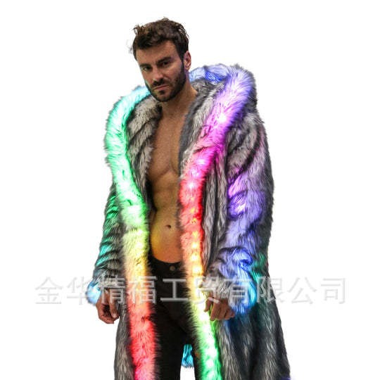 Faux Pelzmantel Männer Mit Kap – Winter Clothing Uae Bewertung und Preis