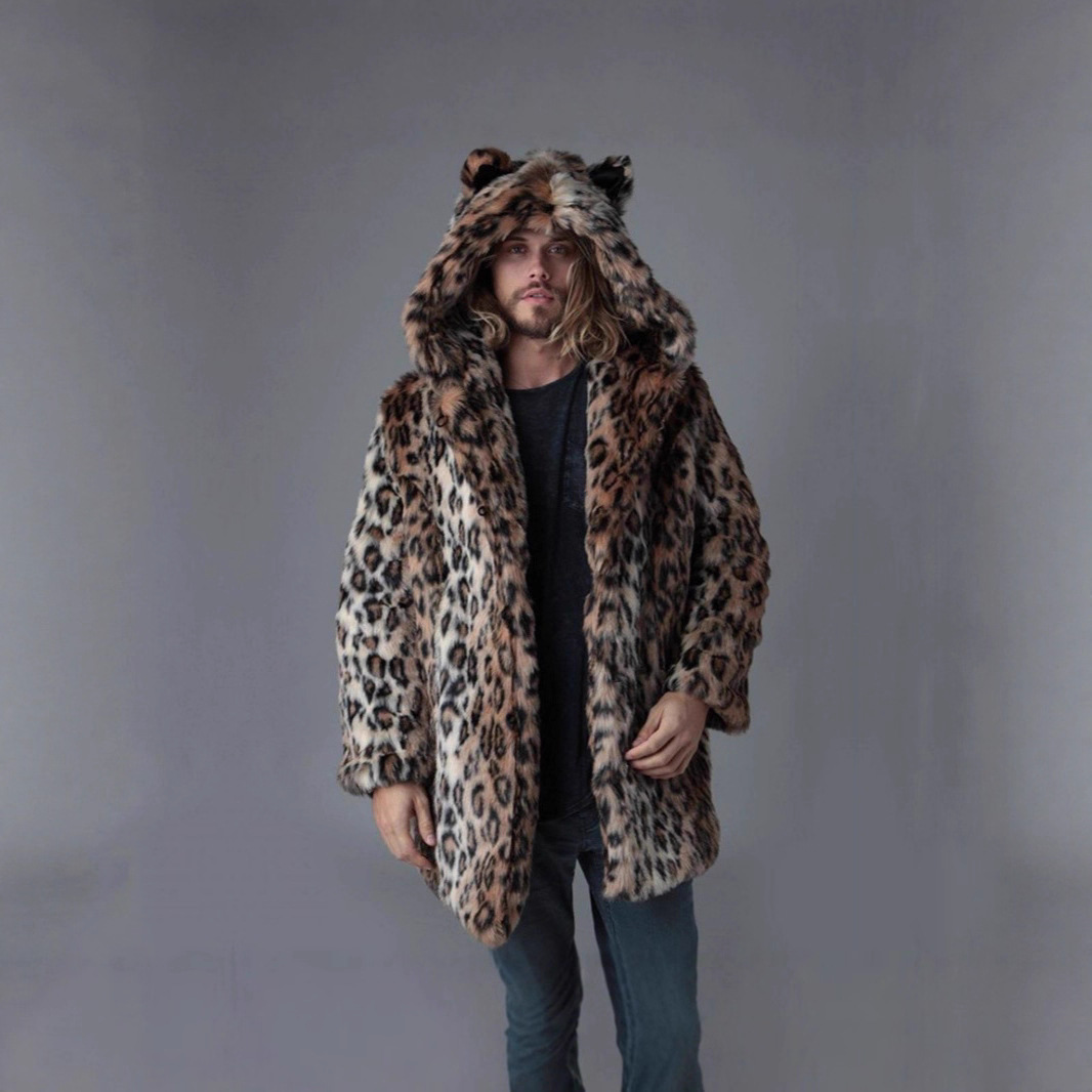 Herren-Kunstpelzjacke, Winterm – Winter Clothing Uae Bewertung und Preis