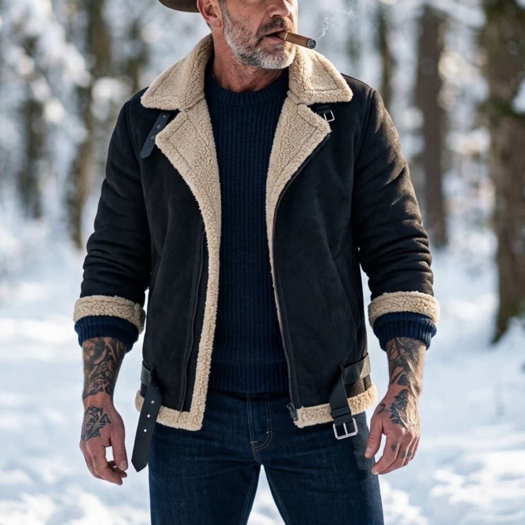 Herren Winter Kunstwildleder-J – Winter Clothing Uae Bewertung und Preis