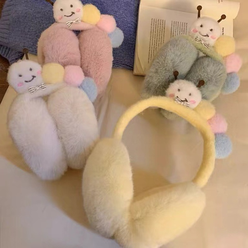 Neue süße lustige Plüsch Raupe – Winter Clothing Earmuffs Bewertung und Preis