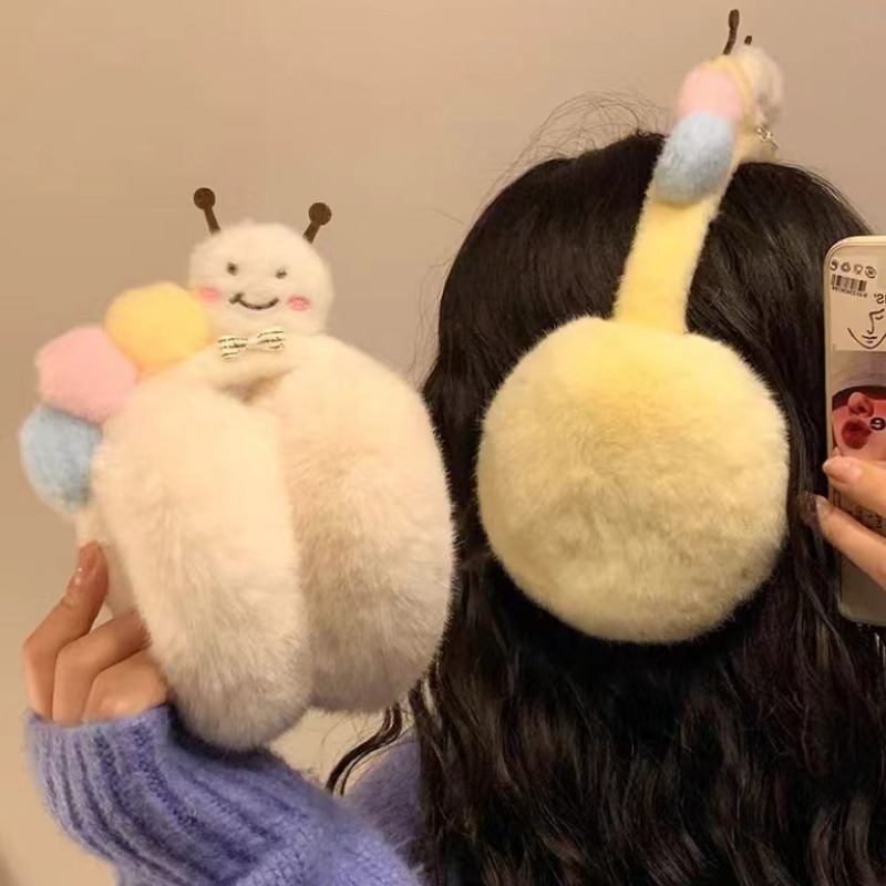 Neue süße lustige Plüsch Raupe – Winter Clothing Earmuffs Bewertung und Preis