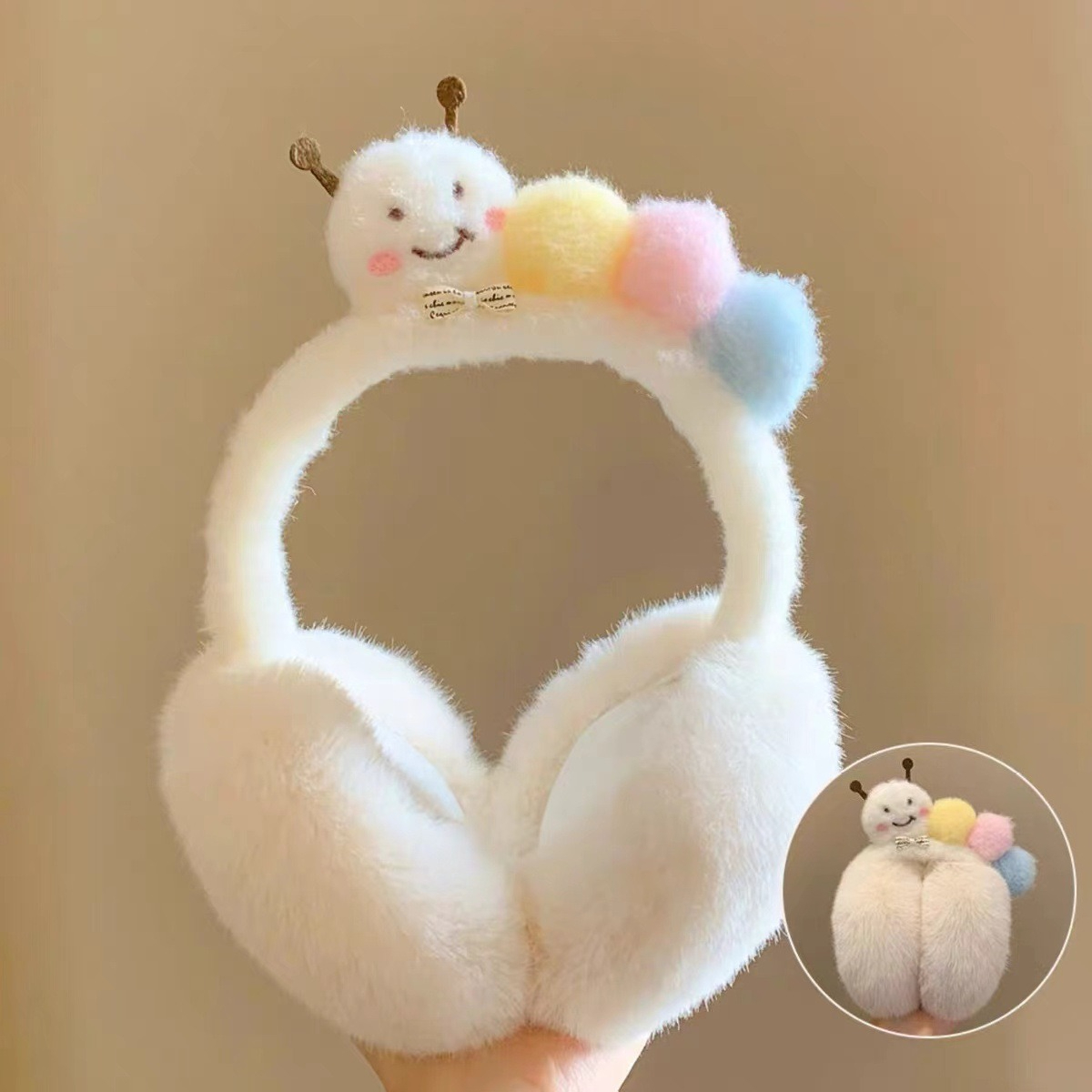 Neue süße lustige Plüsch Raupe – Winter Clothing Earmuffs Bewertung und Preis