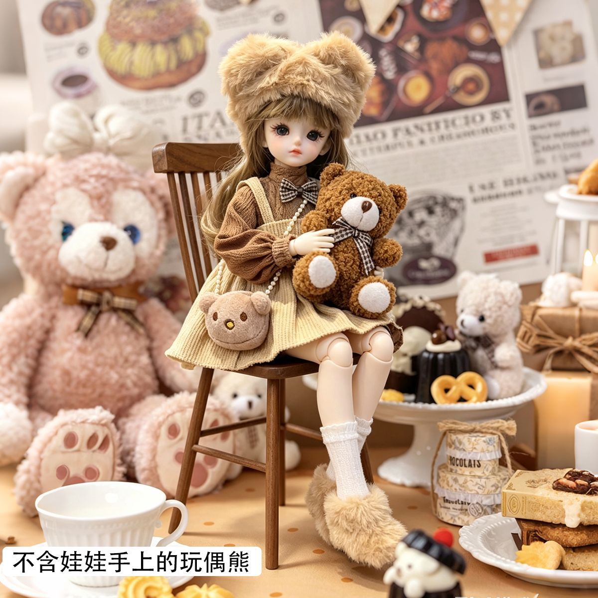 Winter Flauschiges Bjd Puppen- – Winter Clothing Earmuffs Bewertung und Preis