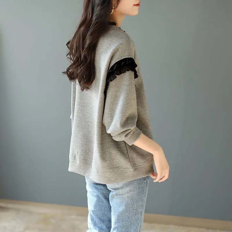 Lose graue Damen-Pullover-Ober – Winter Clothing Essentials For Women Bewertung und Preis