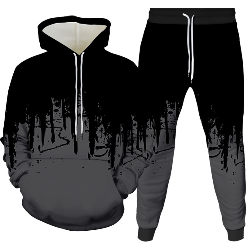 Tinte Malerei 3D Gedruckt Hood – Winter Clothing Usa Bewertung und Preis
