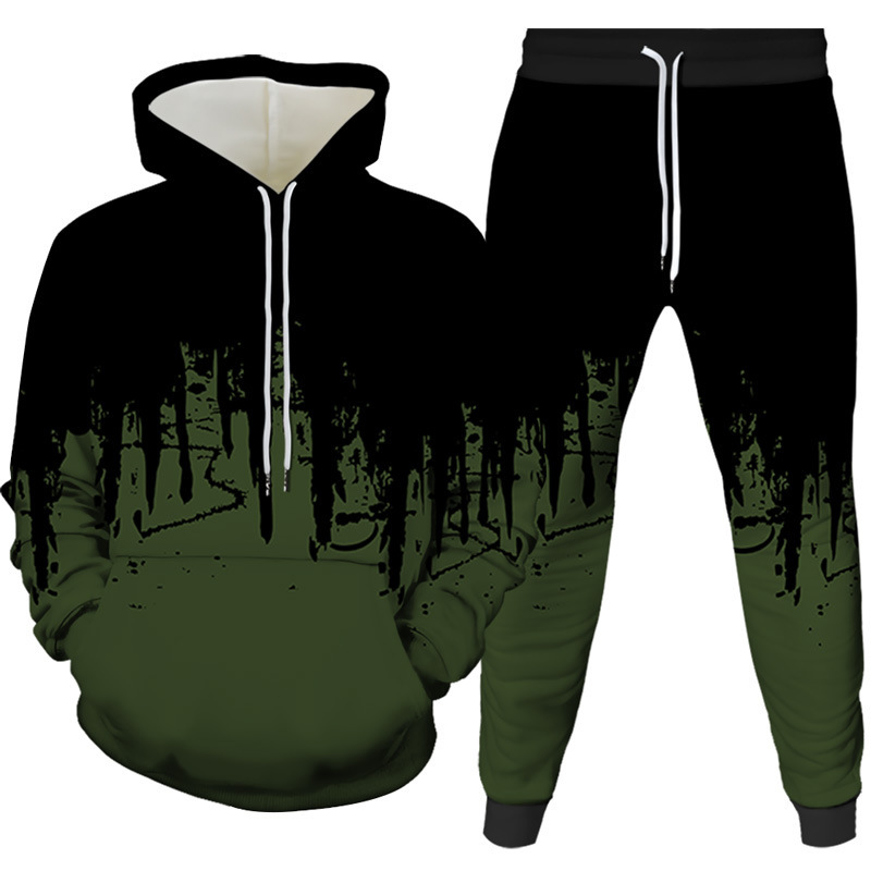 Tinte Malerei 3D Gedruckt Hood – Winter Clothing Usa Bewertung und Preis